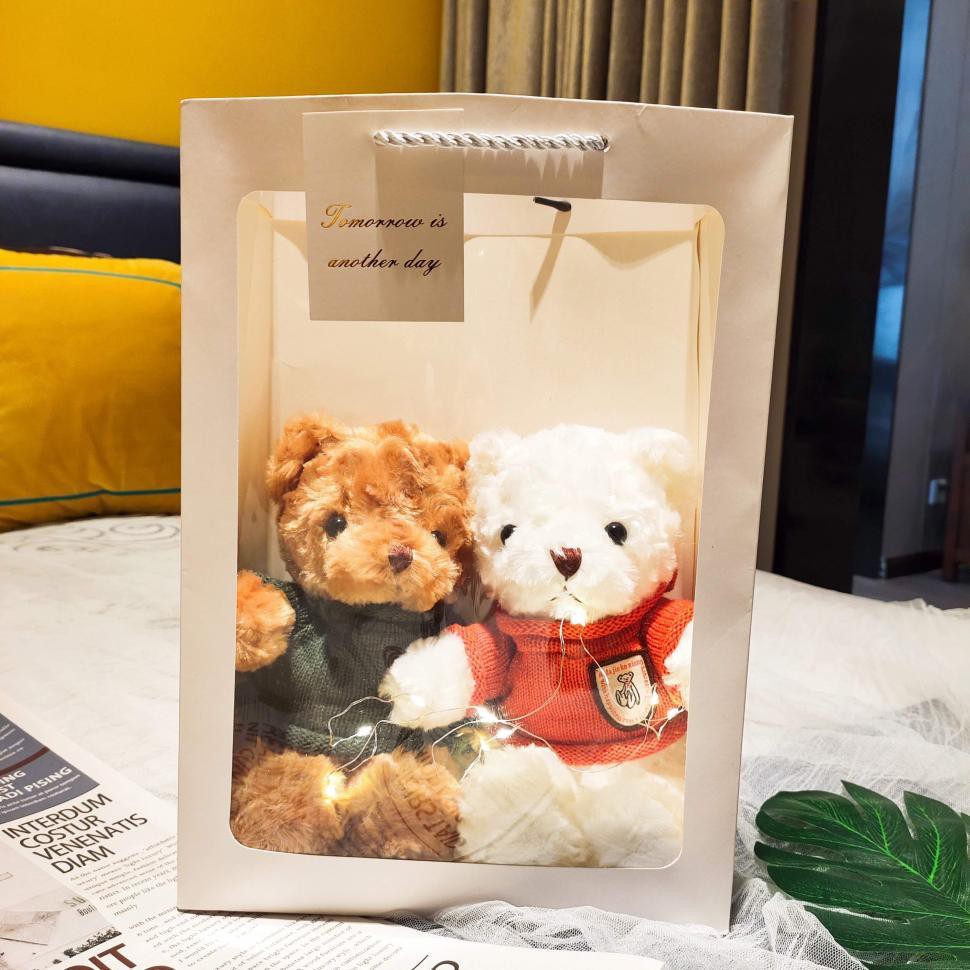 ▫◙Quà sinh nhật nữ gấu bông búp bê đồ chơi sang trọng món cặp đôi tặng viên nam