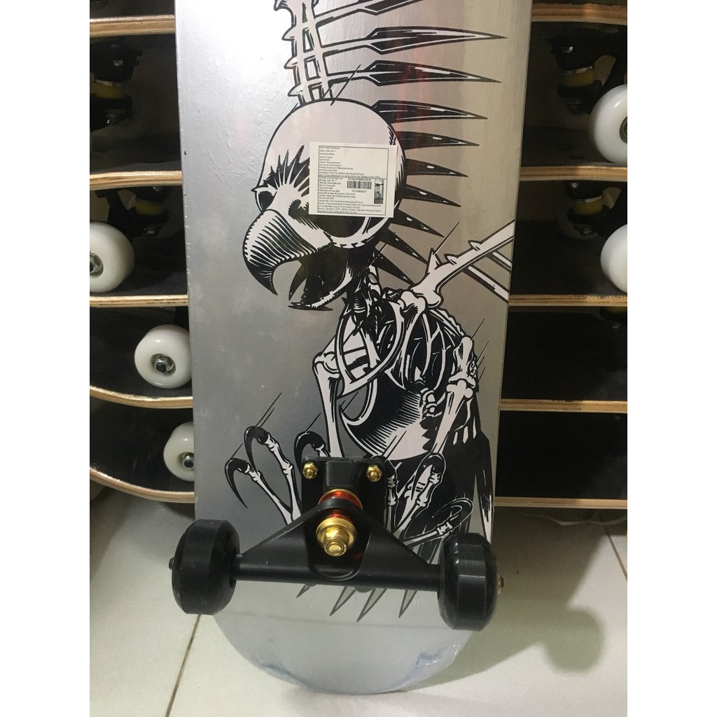 [Hàng Chính Hãng] Ván Trượt Cao Cấp Skateboard Mặt Nhám  gỗ ép 7 lớp chịu lực