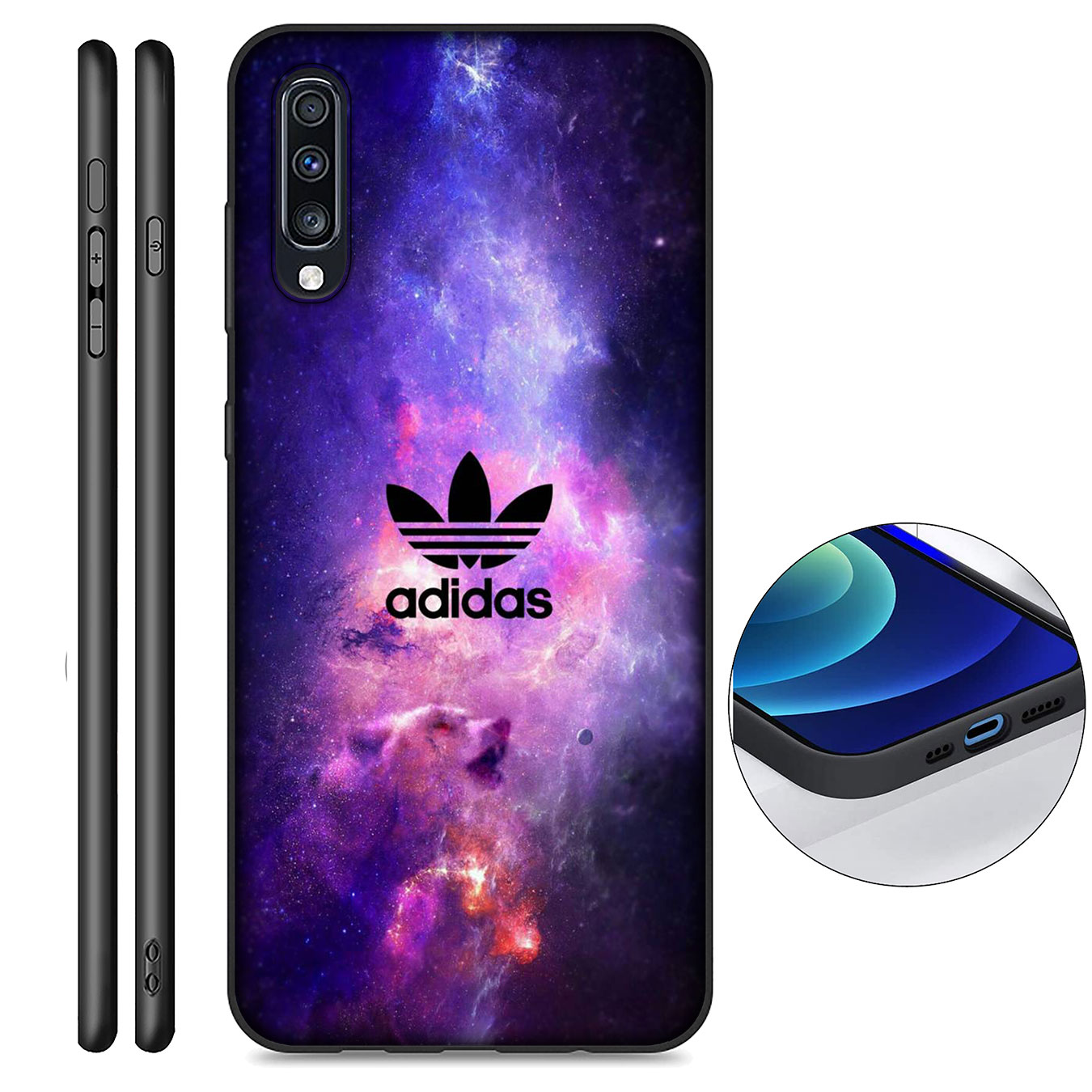 Ốp điện thoại silicon mềm hình LOGO Adidas B7 cho Samsung Galaxy Note 20 Ultra Note 10 Plus Lite 8 9 S7 Edge M11