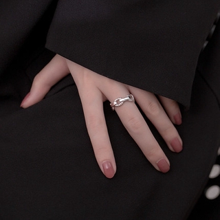 Nhẫn Đeo Ngón Tay Kim Loại Phong Cách Hàn Quốc Dành Cho Nữ