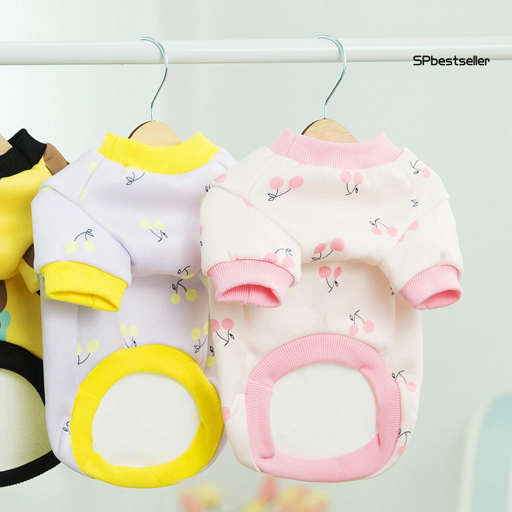 Áo nỉ mềm mại họa tiết hoạt hình dễ thương cho cún cưng