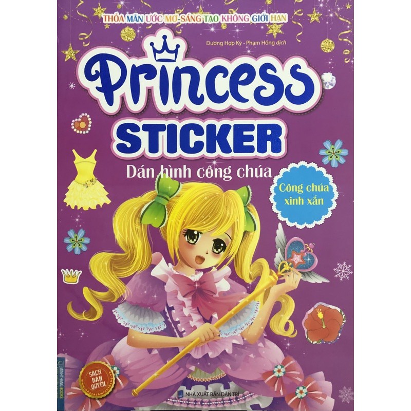 Sách - Princess Sticker Dán Hình Công Chúa - Công Chúa Xinh Xắn