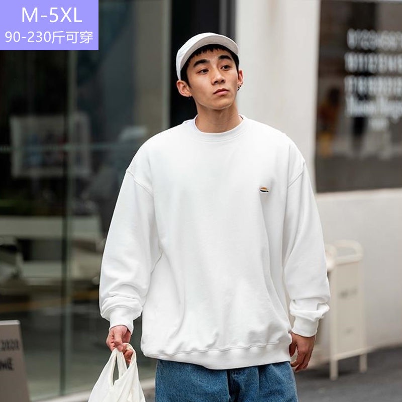 ✸✵Áo Nỉ Tay Dài Cổ Tròn Màu Sắc Đơn Giản Dành Cho Nam