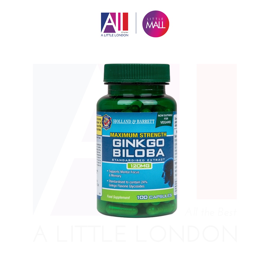 Viên uống bổ não Holland & Barrett Maximum Strength Ginkgo Biloba