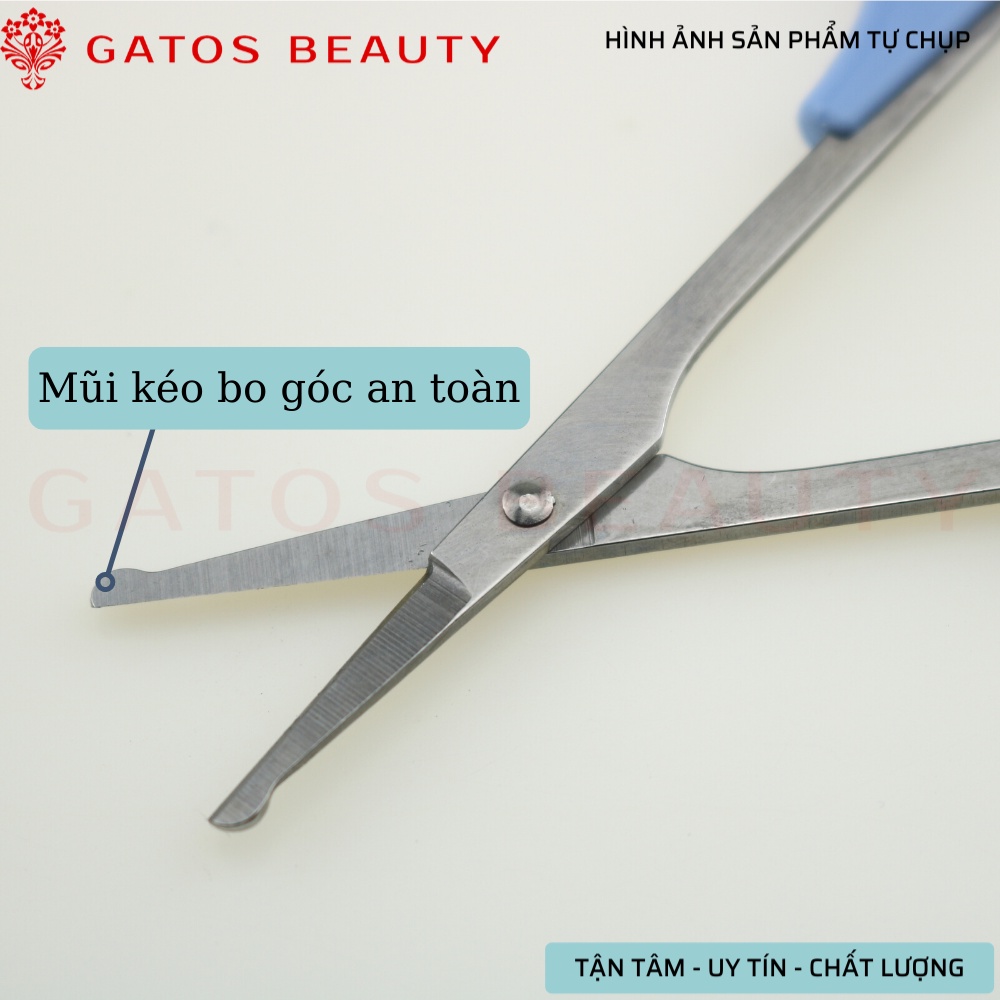 Kéo Tỉa Lông Mũi Đầu Tròn Nhiều Màu