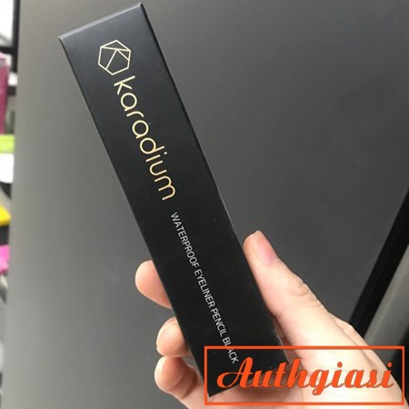 Chì kẻ mắt chống trôi Karadium Waterproof Eyeliner Pencil Black vỏ Đen | BigBuy360 - bigbuy360.vn