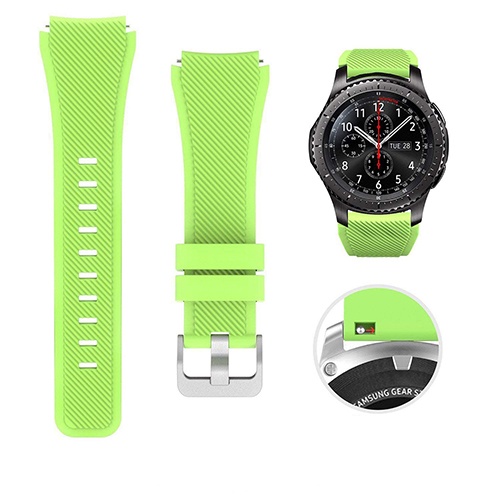 SAMSUNG Dây Đeo Silicon 22mm Cho Đồng Hồ Thể Thao Galaxy watch 46 Gear S3 active 2