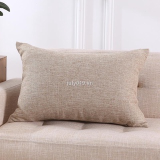 Vỏ gối tựa lưng sofa phòng khách hình chữ nhật dài bằng vải kích thước lớn tùy chỉnh không lõi