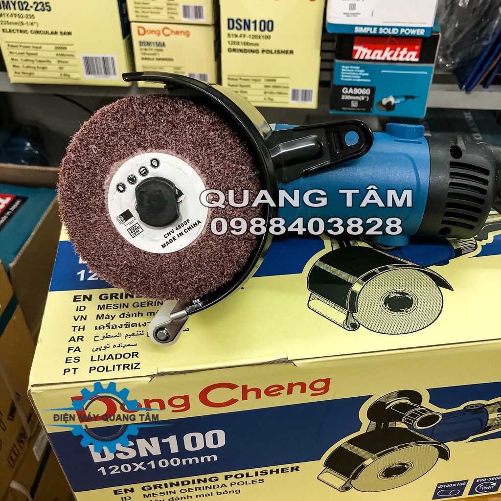 Máy Đánh Bóng Inox Dongcheng DSN100