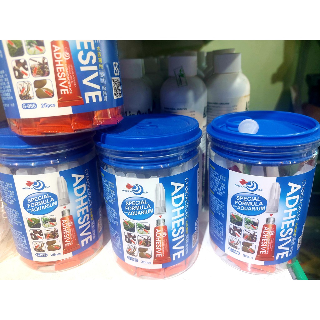 Keo dán rêu, dán cây thủy sinh ADHESIVE tuýt 5g