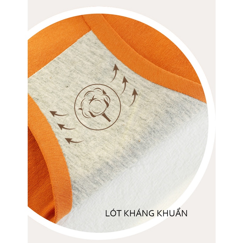 Quần lót nữ cotton trơn thoáng khí BRALUNE , quần chíp nữ kháng khuẩn nhiều màu mã 117