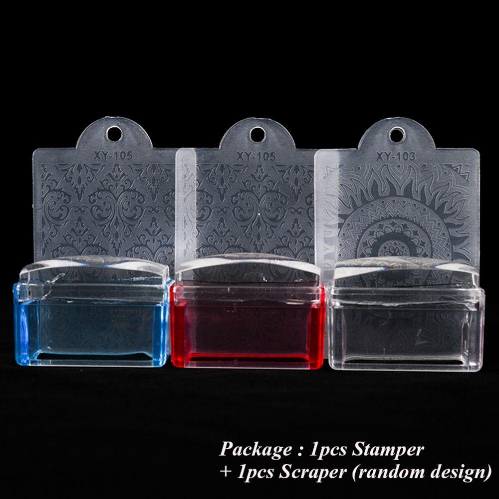 Bộ Dụng Cụ In Móng Bằng Silicone