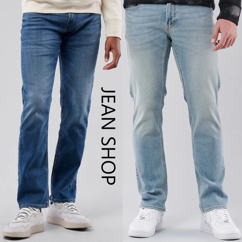 Quần jean nam cao cấp dáng suông, quần bò nam slimfit
