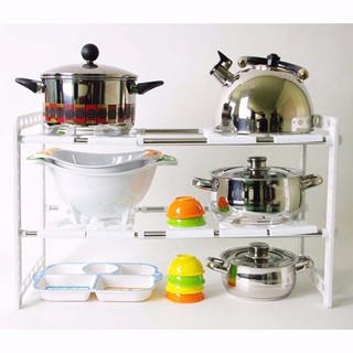 [sale] Kệ để đồ có điều chỉnh chiều dài theo ý muốn [kệ để đồ gầm bếp]