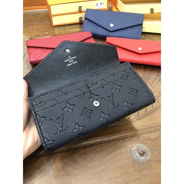 Ví LV full box hàng QCCC hoa in chìm