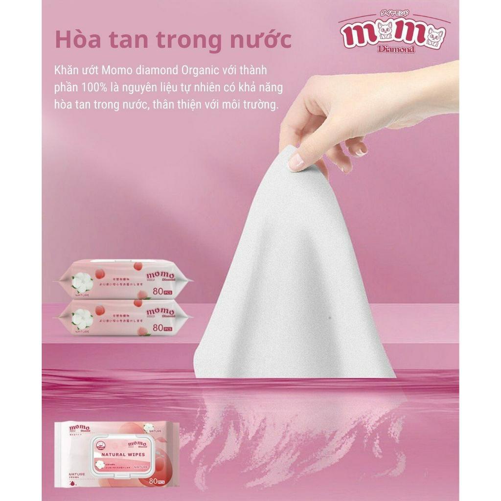 KHĂN ƯỚT TỰ TAN MOMO DIAMOND