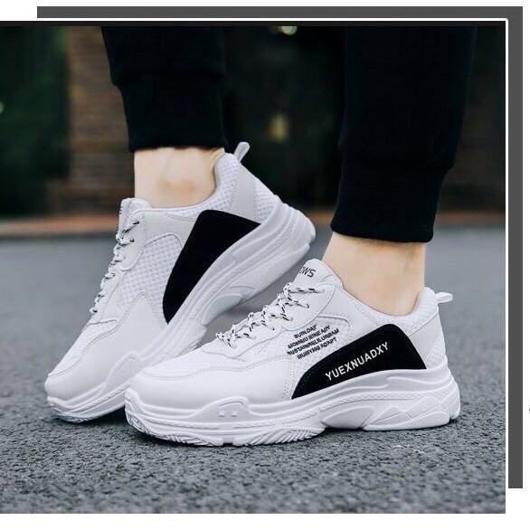 [BÁN CHẠY] Giày thể thao nam tăng chiều cao - trắng sườn đỏ | BigBuy360 - bigbuy360.vn