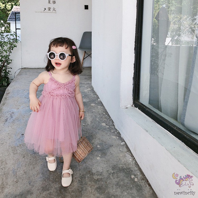 Đầm xòe công chúa phong cách Hàn Quốc thời trang xinh xắn cho bé gái