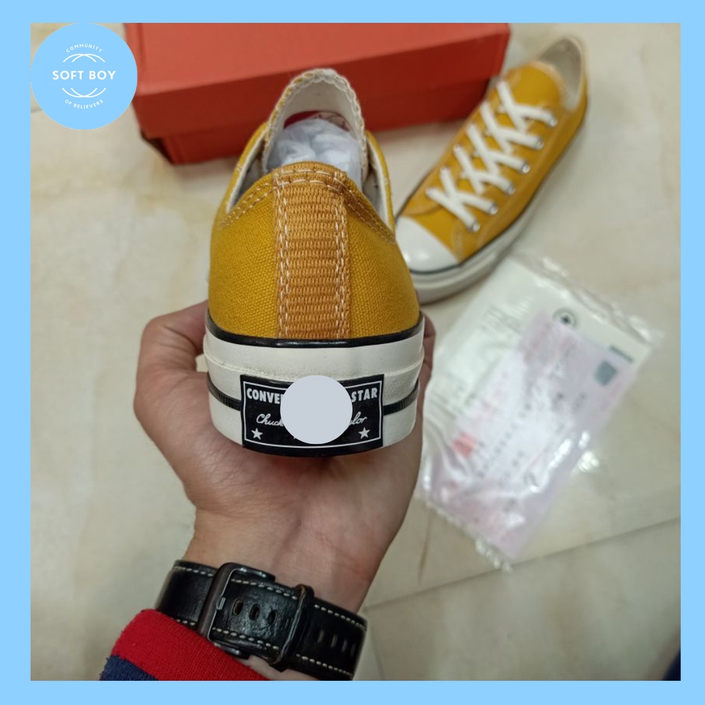 Giày Sneaker converse 1970s màu vàng cổ thấp-  Giày Classic Siêu Hot, Phong cách soft boy- Hàng loại đẹp