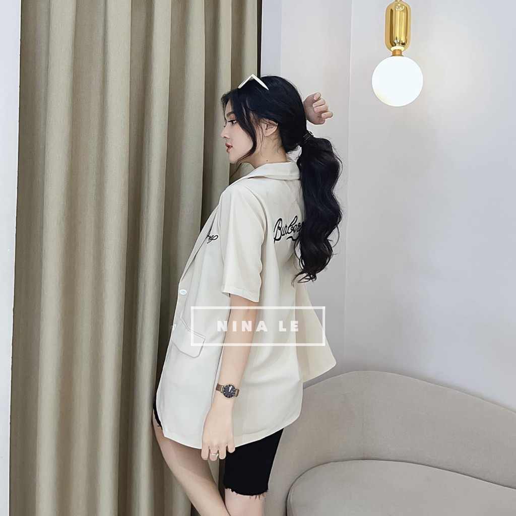 Set Vest 3 Món Thêu Chữ Mix Quần Ngố Legging