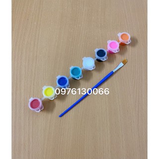1 vỉ 8 màu nước kèm 1 cọ vẽ