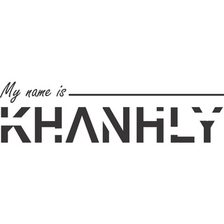 Logo sticker ủi áo theo yêu cầu - tên cá nhân KHÁNH LY