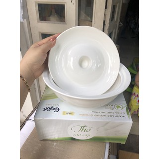 Thố cơm cao cấp bằng sứ 9in quà Unilever