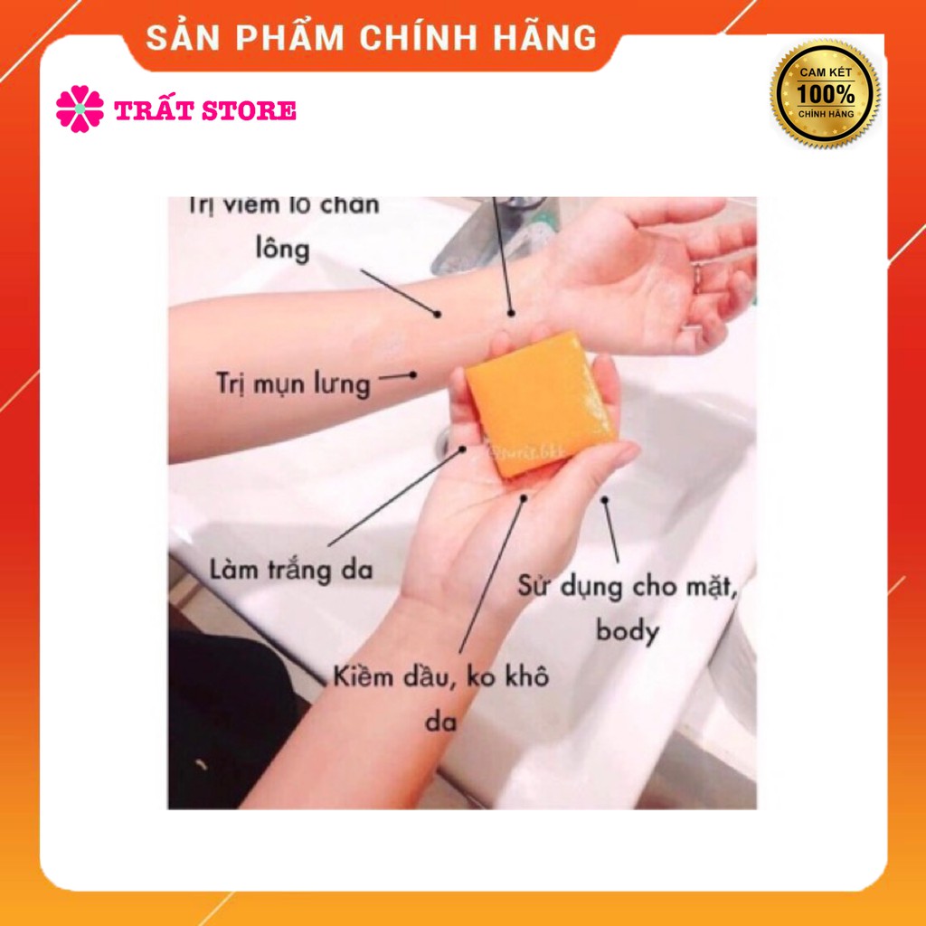 XÀ PHÒNG NGHỆ CAM GALONG THÁI LAN CHÍNH HÃNG