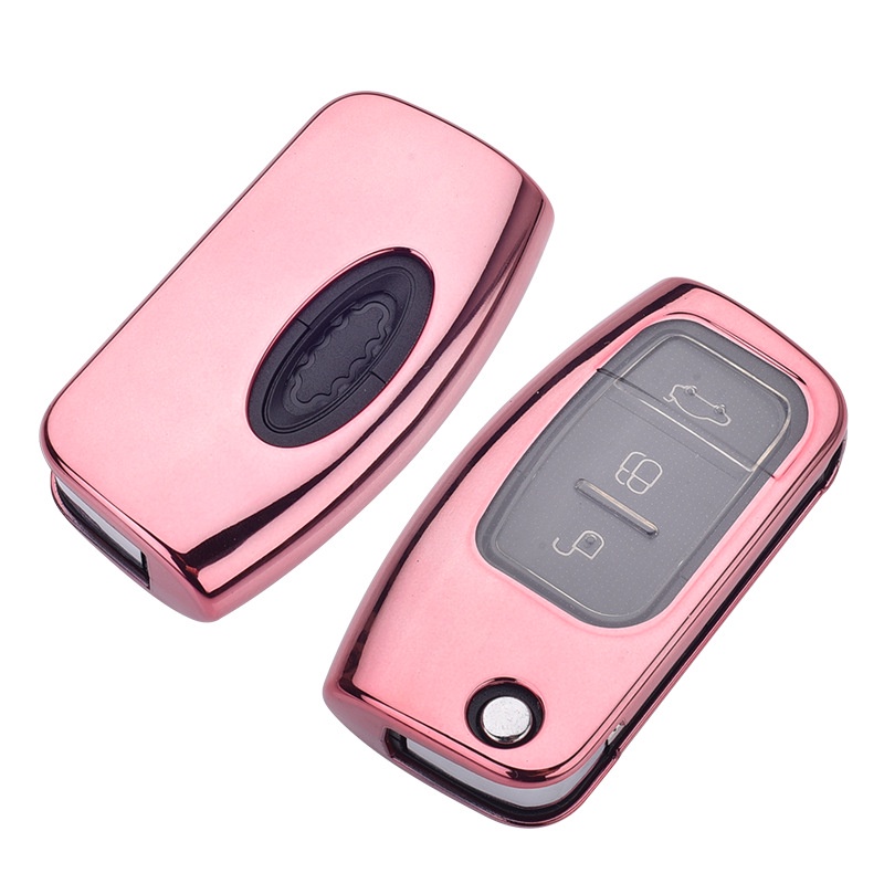 Ốp Bảo Vệ Chìa Khóa Xe Hơi Bằng TPU Mềm Gấp Gọn Tiện Dụng Cho Ford Focus 2 Fiesta Focus C-max Ecosport S-max ESCORT Escape