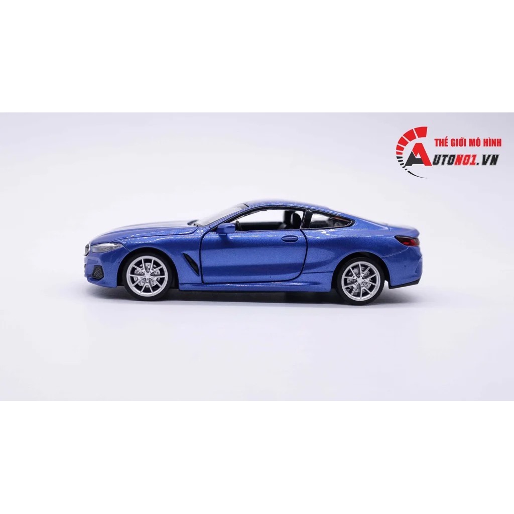 MÔ HÌNH XE BMW M850i COUPLE BLUE 1:35 DIECAST METAL 7460