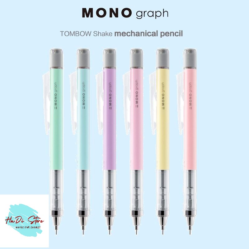 [HADI] Bút chì bấm cơ học TOMBOW MONO GRAPH chọn size chọn màu (Mã SP:TB-B-MoGra)