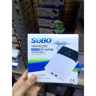 Máy sủi oxy tích điện 2 vòi sobo sb-268 cực tiện lợi