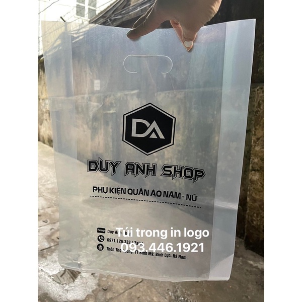 in túi ni lông giá rẻ, lấy nhanh. túi trong suốt hàng loại 1 in theo yêu cầu