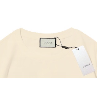 Áo thun cotton tay ngắn in hình Gucci thời trang năng động