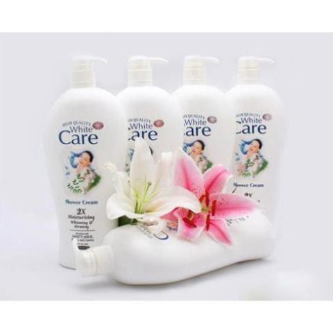 Sữa Tắm Dê White Beauty Care Trắng Mịn 1200ml Thái Lan Cao Cấp