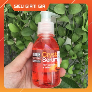 (CHÍNH HÃNG) Tinh Dầu Serum Unique Crystal Làm Bóng Và Chữa Trị Tóc Khô Chẻ Ngọn 125ml (Dạng Chai)