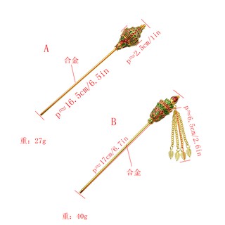 (hàng Mới Về) Trâm Cài Tóc Phong Cách Vintage 0576