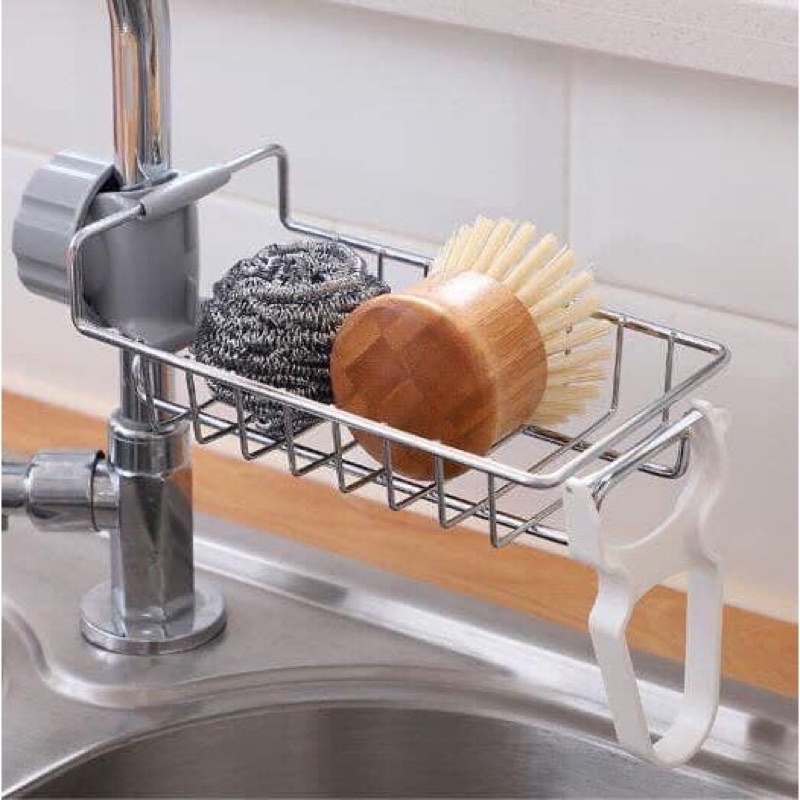 Giá treo vòi rửa bát , giá treo vòi đựng đồ inox đẻ giẻ rửa chén HÀNG LOẠI 1