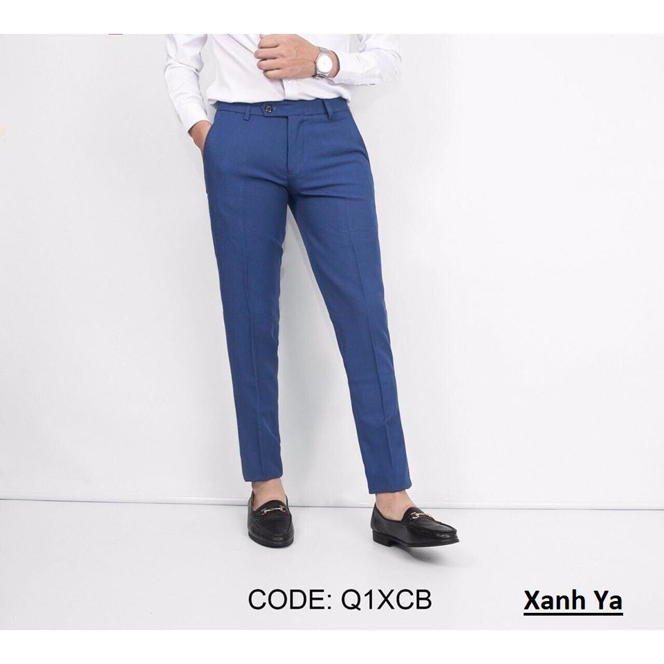 Quần âu, Quần Nam Ống Côn, Vải Không Nhăn Không Xù, Phong Cách Hàn Quốc- QA01 Trọng Tấn fashion | BigBuy360 - bigbuy360.vn