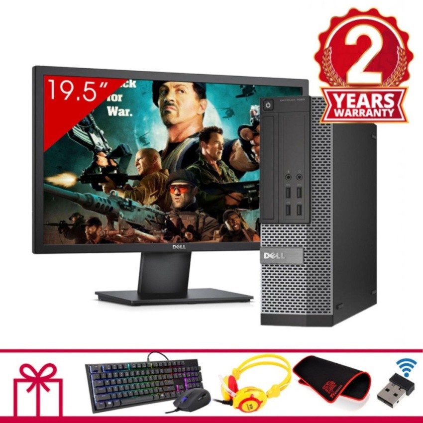 Máy tính để bàn Dell Optiplex 7020 SFF + Màn hình Dell 19.5inch (Core i7 4770, Ram 16GB, HDD 3TB) + Quà Tặng | BigBuy360 - bigbuy360.vn