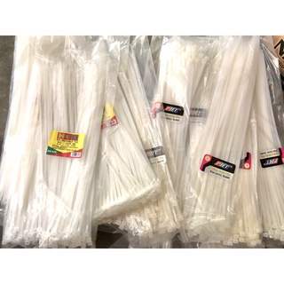 dây rút nhựa màu trắng 100g size 10cm,15cm,20cm,25cm,35cm