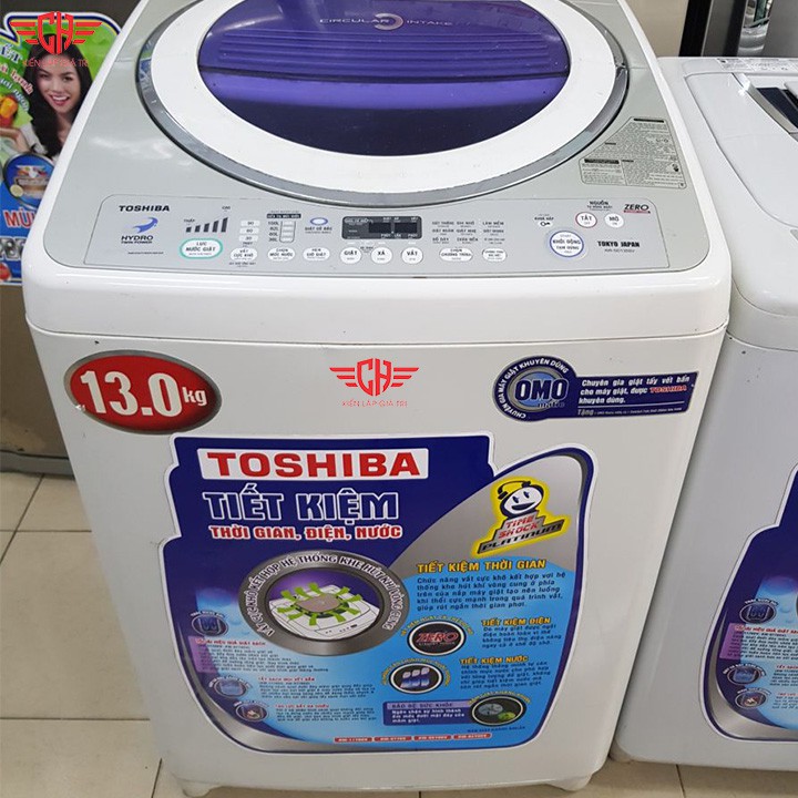 Miếng dán máy giặt Tem dán máy giặt toshiba. mẫu 2