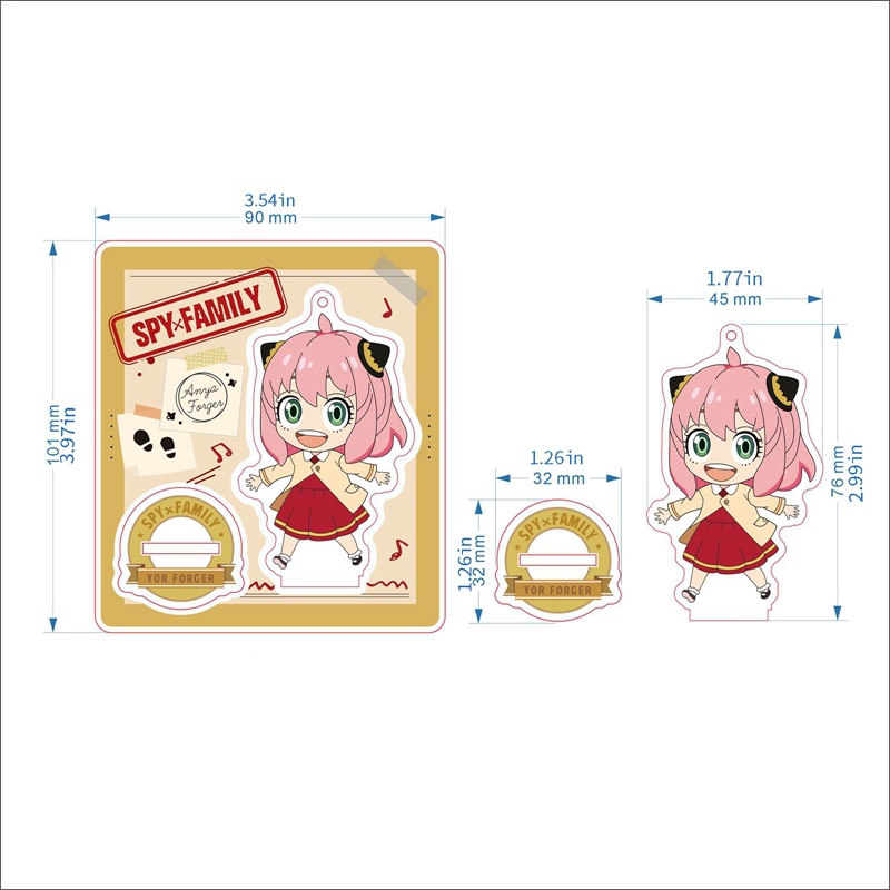 Giá Đỡ Trưng Bày Mô Hình Nhân Vật Anime Bằng Acrylic