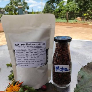 Cà phê Moka Thượng hạng Cầu Đất Đà Lạt - 100gram coffee Moka