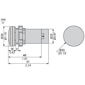 Đèn Báo Pha Schneider XA2 - 220V - Phi 22mm, Giá cho 1 cái