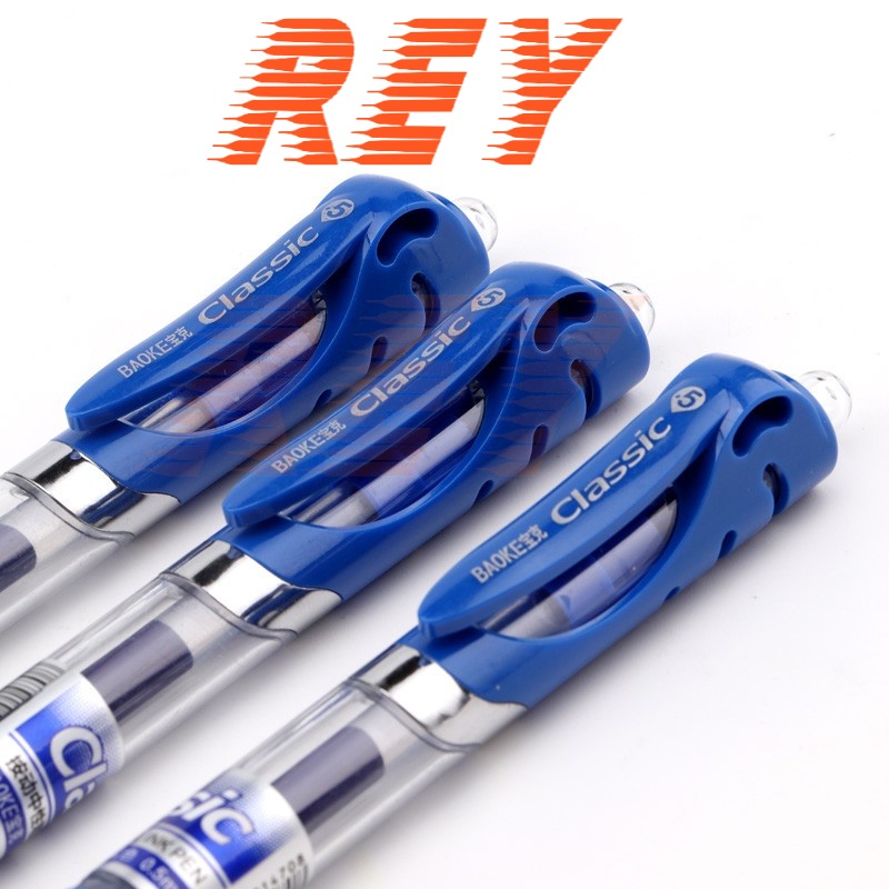 HỘP 12 cây bút nước dạng bấm Baoke Classic A35 ngòi 0.5mm