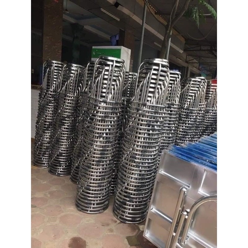 Ghế đôn innox, hàng loại 1