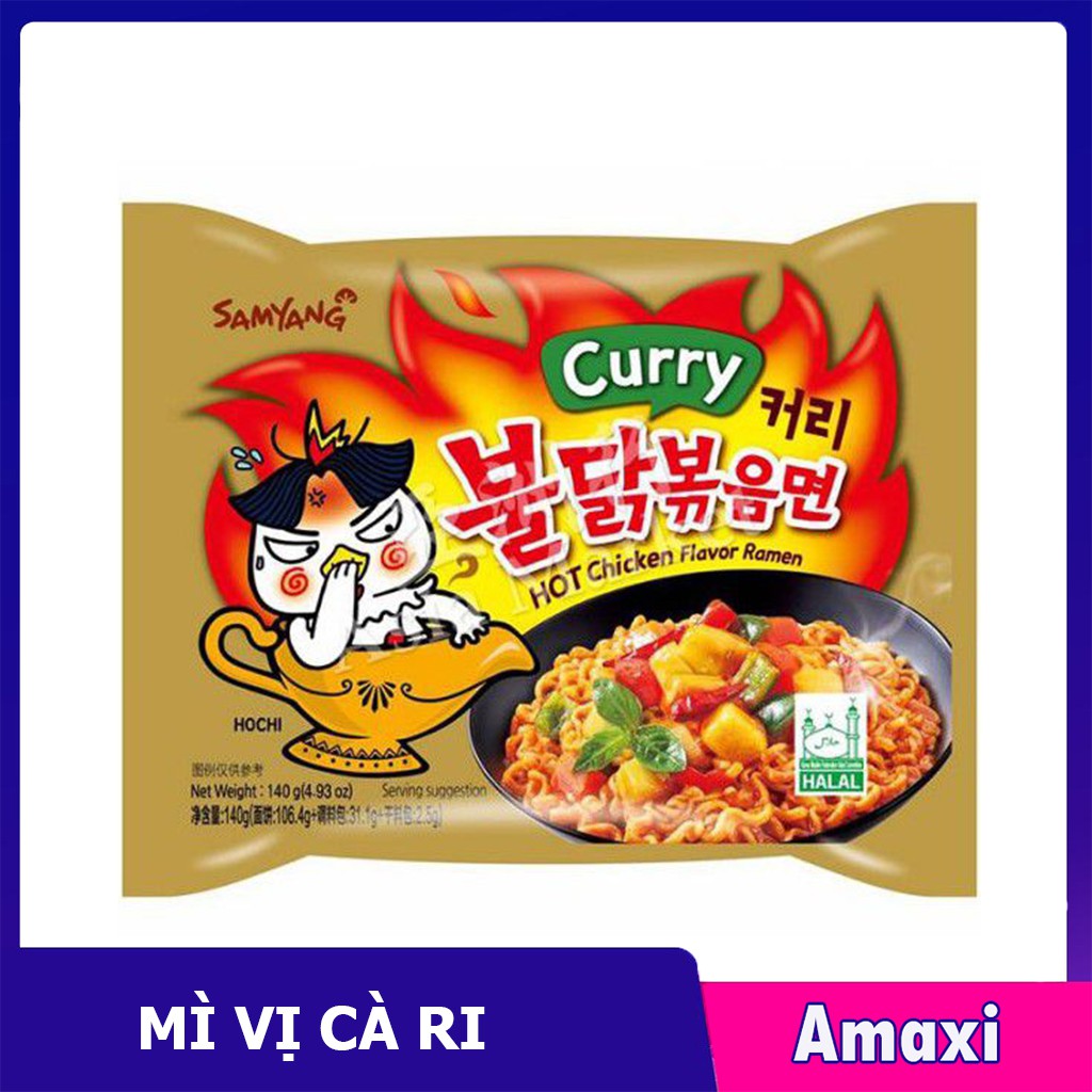Mì Cay Hàn Quốc Vị Cà Ri Mỳ Cari Cay Samyang Gói | BigBuy360 - bigbuy360.vn