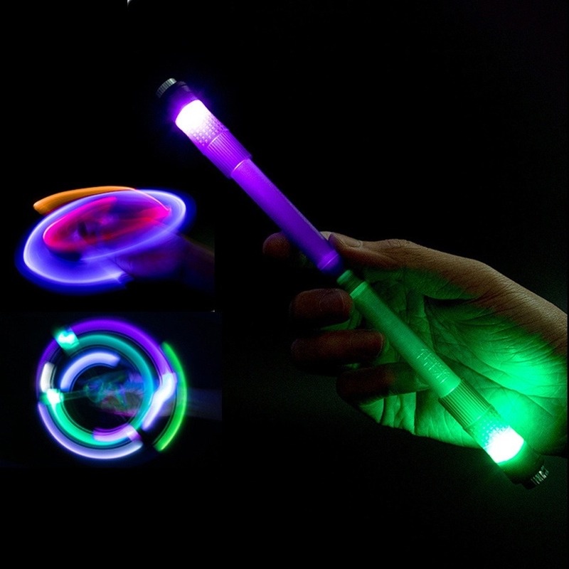 Bút Gel Xoay Có Đèn LED Nhiều Màu Sáng Tạo