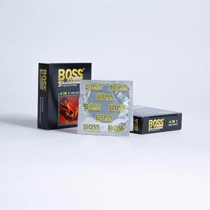 Bao cao su boss- dòng bcs gân gai & kéo dài thời gian quan hệ - ảnh sản phẩm 3